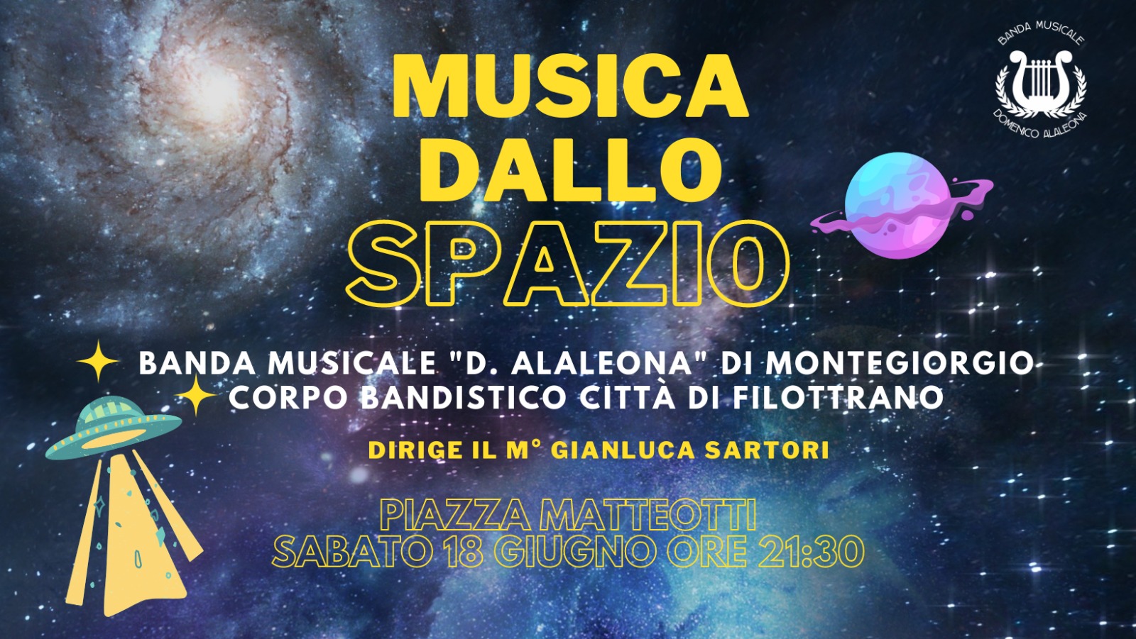 Concerto della Banda – 18 giugno 2022 – Scaletta